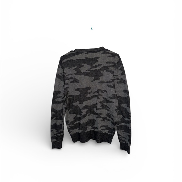 Express Men's Camouflage Sweater - Gray - Picture 2 of 7